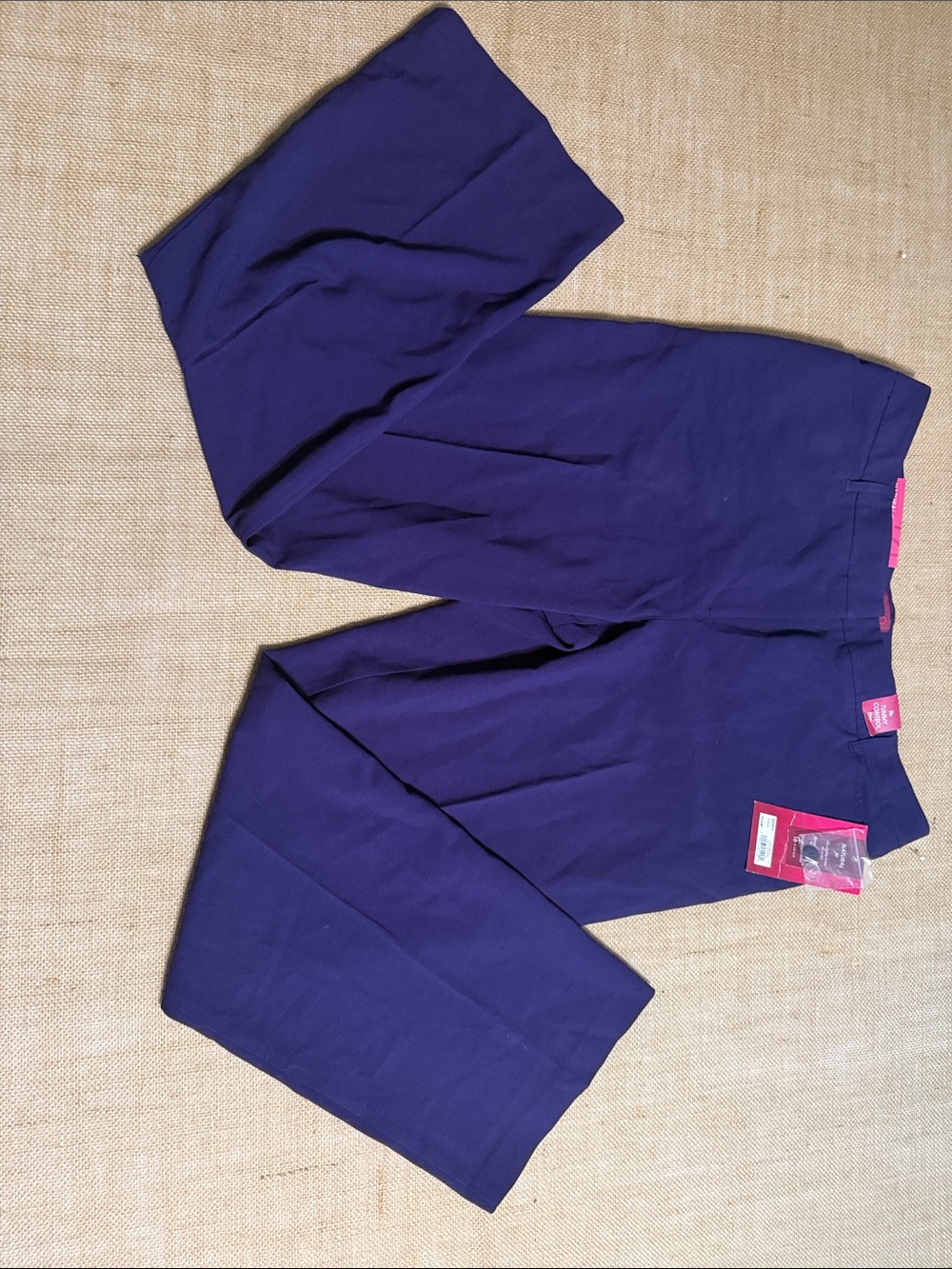 212 Collection Purple Women's Stretch Trousers